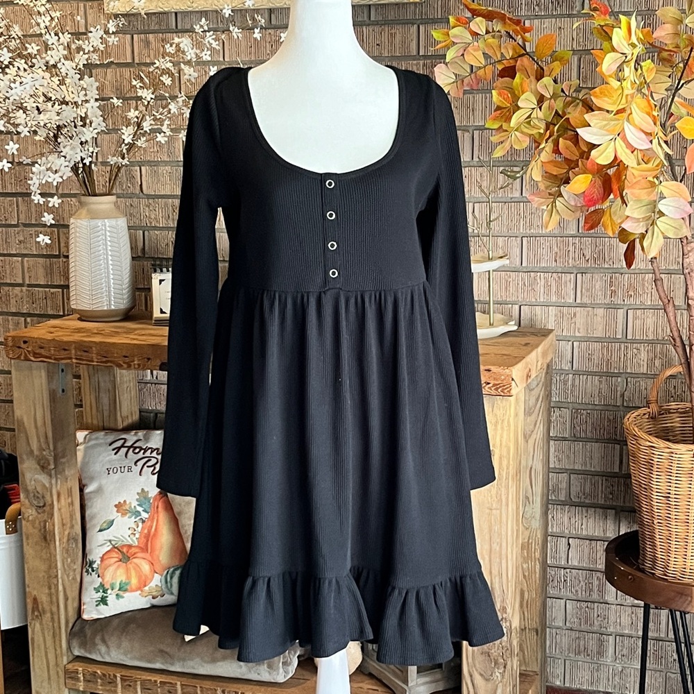 Black Wild Fable Dress long sleeve M